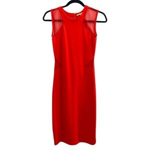 Gianni Bini Women's Red sleeveless Bodycon dress Size Small